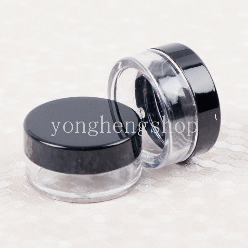 Set 10 hũ tròn mini đựng kem mỹ phẩm/ đồ trang điểm mang đi du lịch tiện lợi
