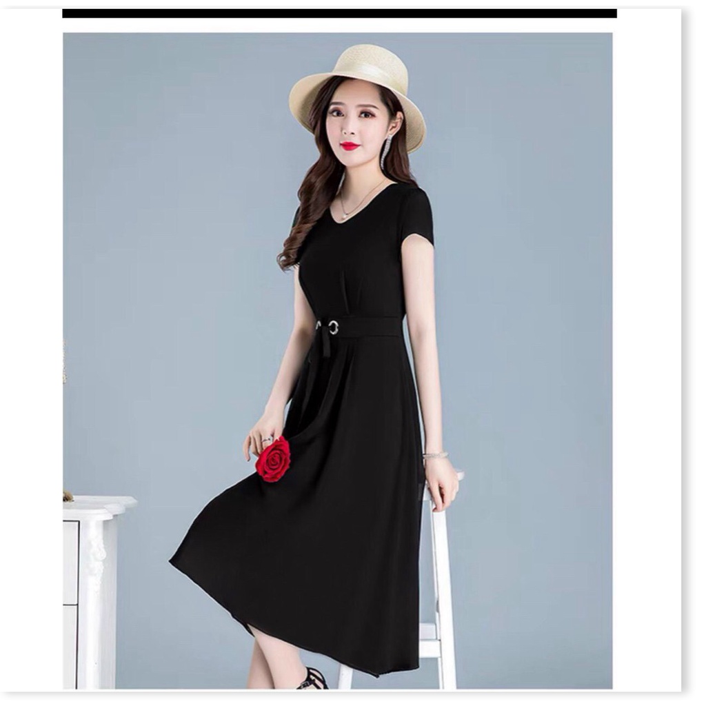 Đầm poly 2 da cực sang dành cho chị em KME FASHION