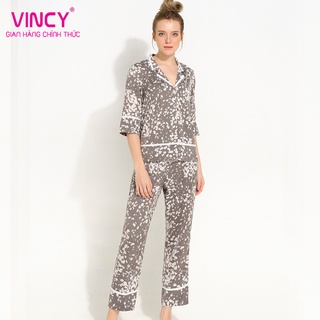 Bộ đồ satin dài vincy bsd050w11