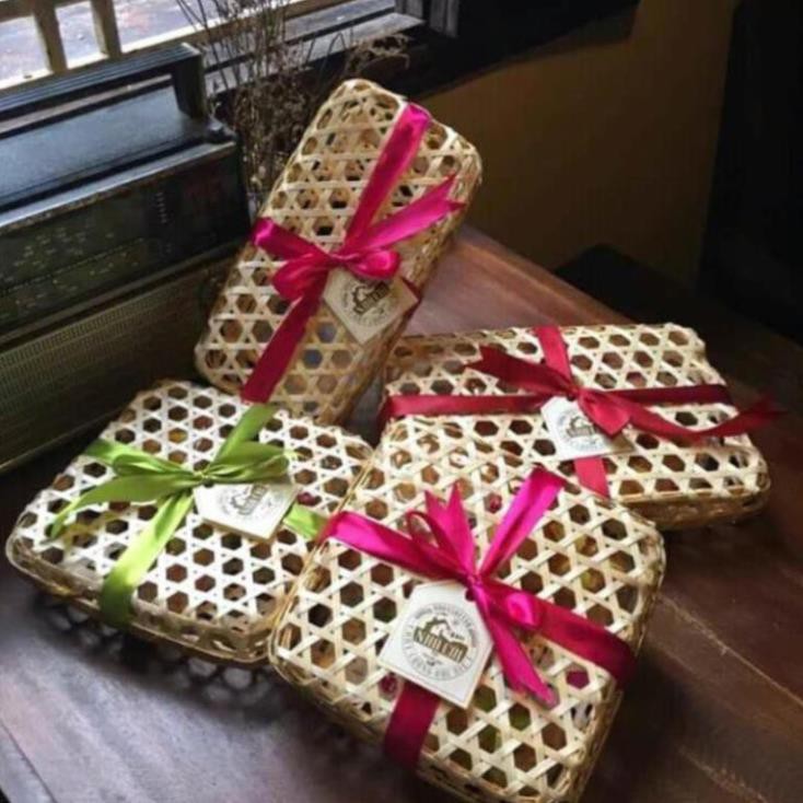 Xưởng SX- Combo 10 hộp tre đựng quà size 25*25cm hoặc 20*30cm -Tre Việt