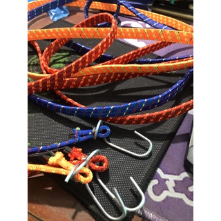 SET 10 Dây Chun Cao Su Chằng Hàng Có Móc 1.7m