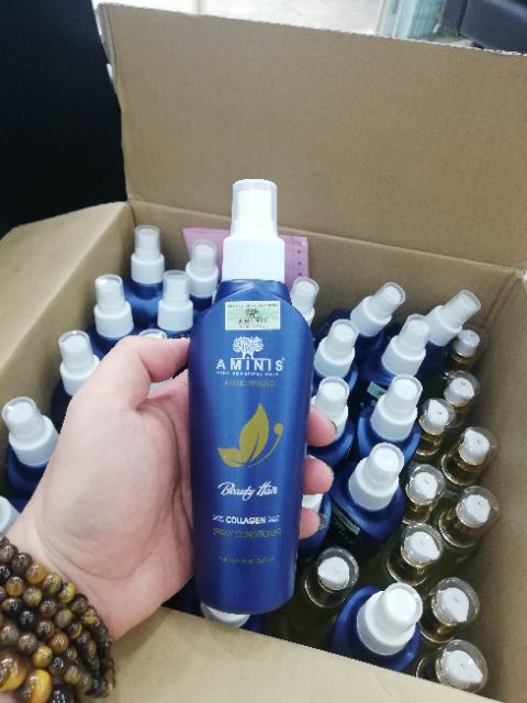 Xịt Dưỡng Tóc Collagen Aminis CÔNG NGHỆ ITALY Hàng Cty Chính Hãng | BigBuy360 - bigbuy360.vn