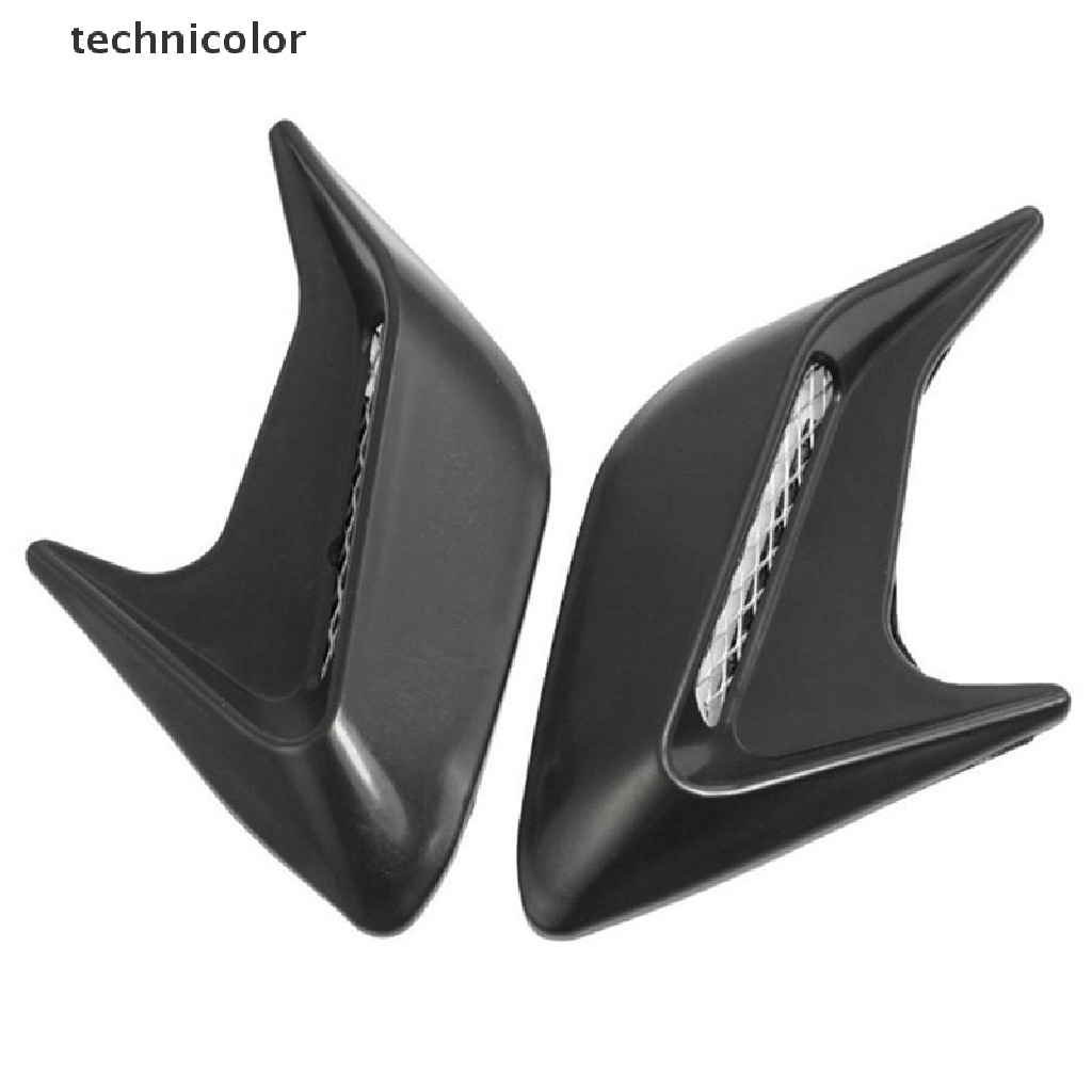 FENDER Bộ 2 Miếng Dán Trang Trí Lỗ Thông Gió Bên Hông Xe Hơi
