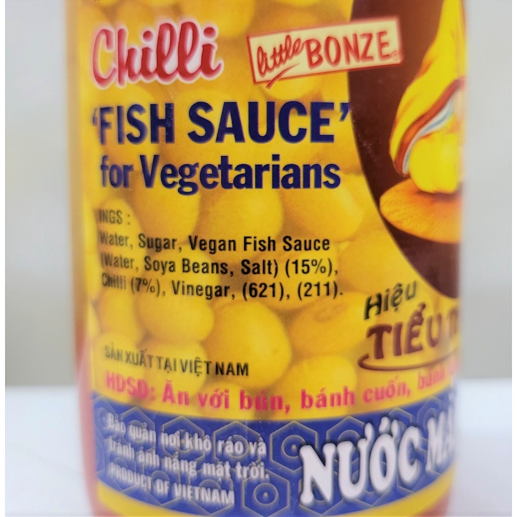 NƯỚC MẮM ỚT CHAY PHA SẴN Tiểu Thiền Sư  HỒNG ĐỨC Fish Chili Sauce for Vegetarians