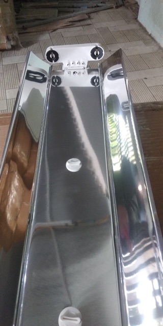 Máng đèn đôi có choá inox 0.6m- Máng đèn phản quang đôi có choá inox 0,6m, máng đèn led đôi