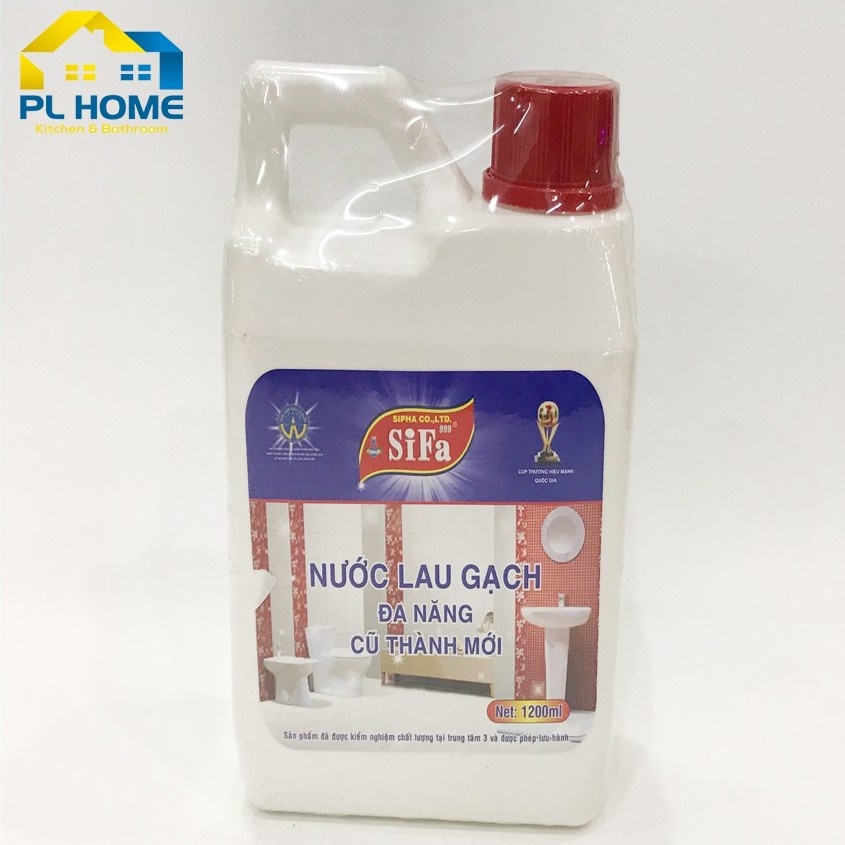 Nước Tẩy Trắng Ron, Sàn Gạch Men Cực Trắng Sifa 1200ml