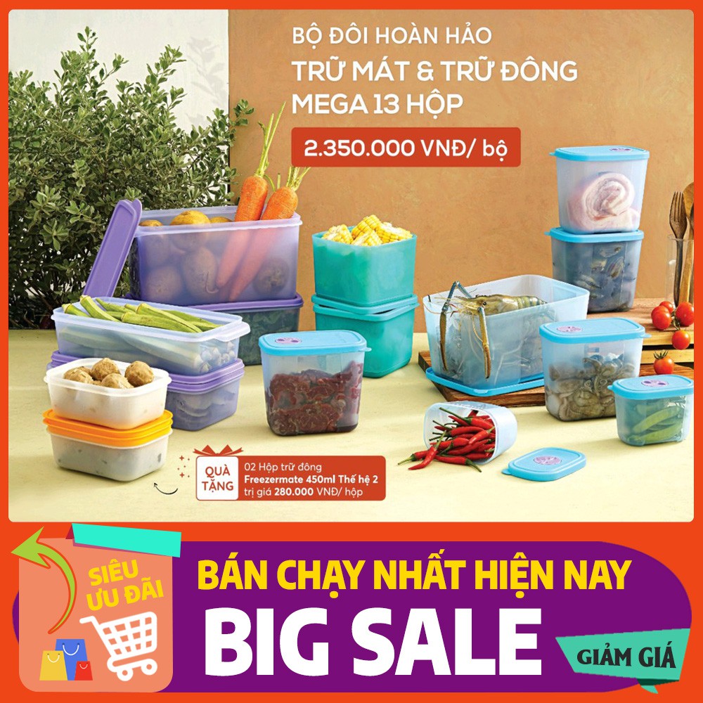Tupperware - Hộp đông đủ size