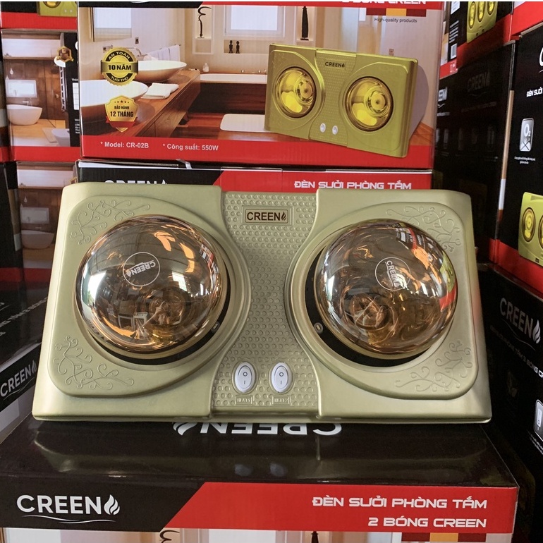 Đèn Sưởi Nhà Tắm Mùa Đông CREEN Chống Lóa, Chống Bỏng, Chống Thấm Nước