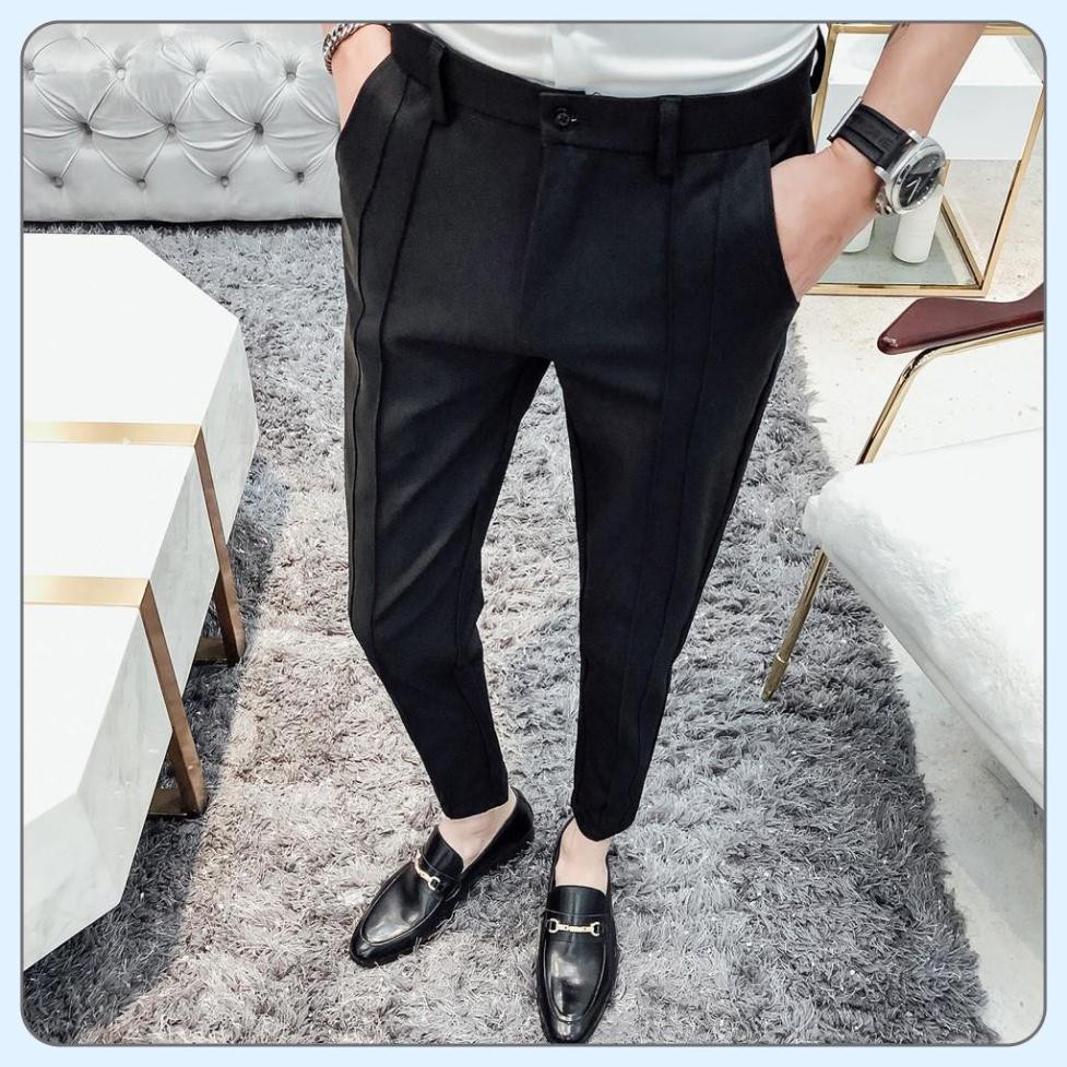 Quần âu sọc kiểu dáng hiện đại trẻ trung, phù hợp đi chơi và đi làm, đi công việc ( chất tuyxi) | BigBuy360 - bigbuy360.vn