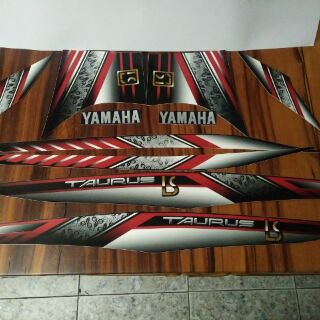 Bộ tem Yamaha Taurus màu đỏ