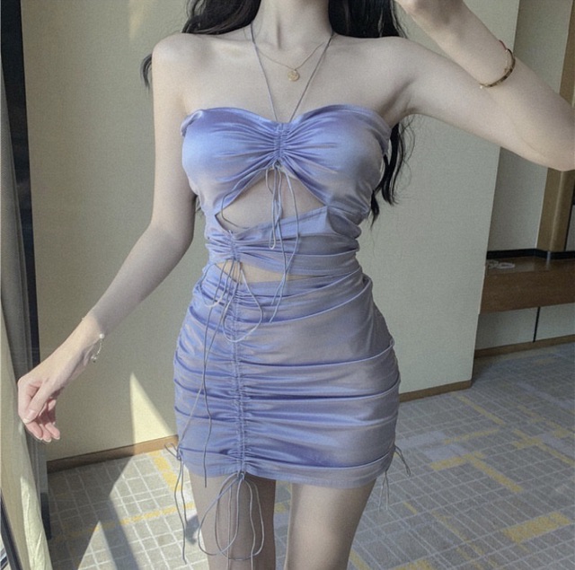 ADORABLE ĐẦM TÍM SILVER BUỘC LƯNG 🥰🥰🥰