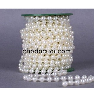 Cuộn dây hạt trai to trang trí 20m