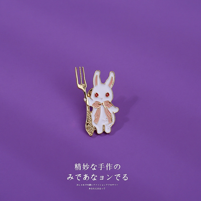 Ghim cài áo hình hoạt hình thời trang Nhật Bản cho nữ