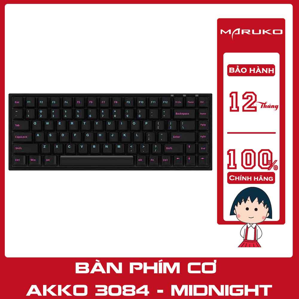 Bàn phím cơ gaming AKKO 3084 Midnight (Akko Switch) - Cổng USB
