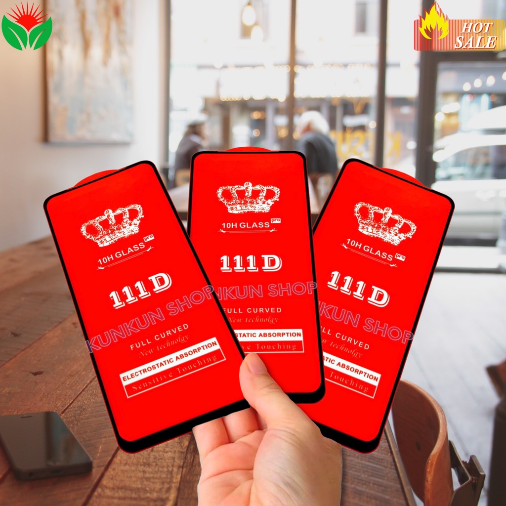 🔥HOT 111D🔥 Kính cường lực Redmi Note 9s - Cao cấp - Full màn hình và Trong suốt - Độ cứng 10H  [FreeShip_50K]