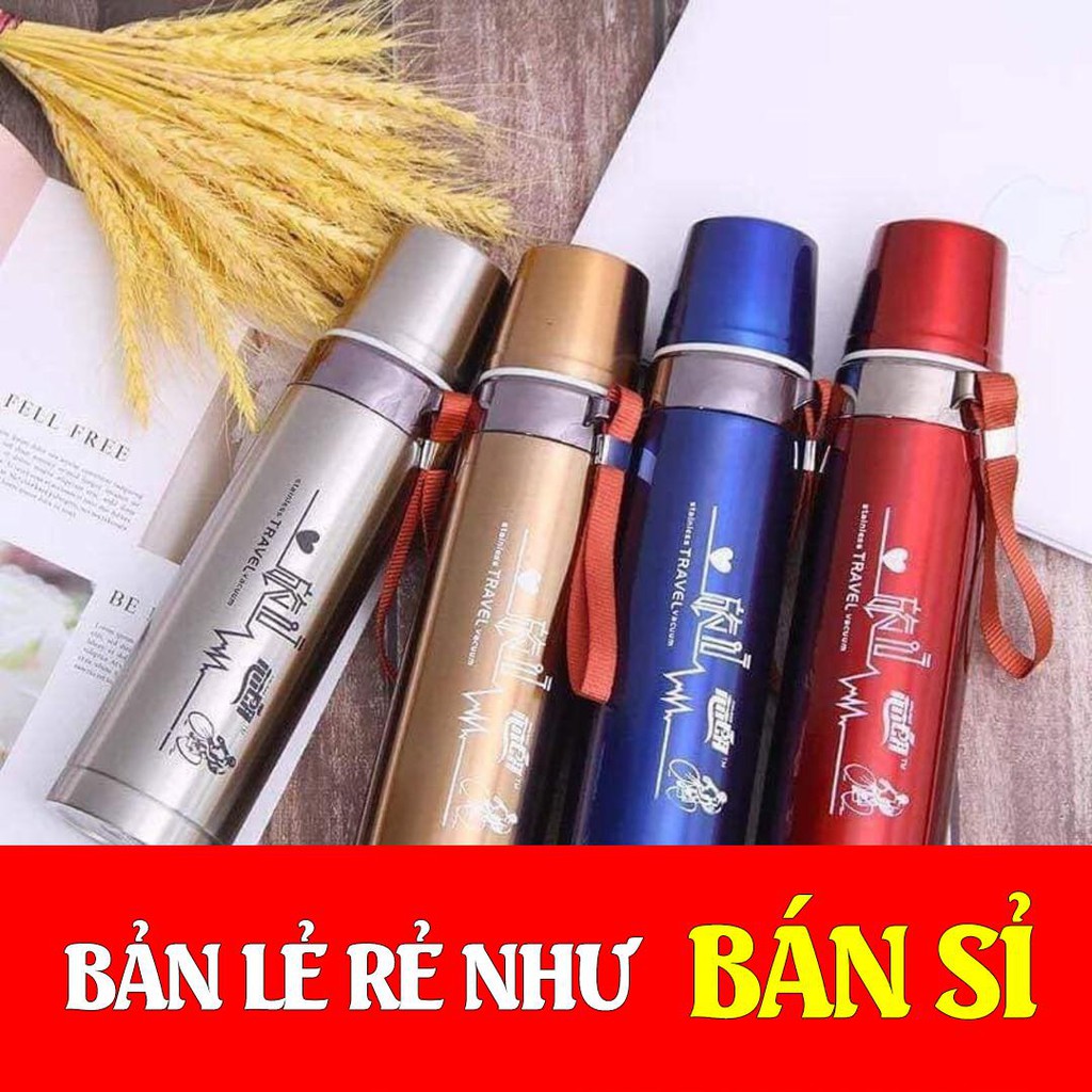[GIÁ SỈ] BÌNH GIỮ NHIỆT INOX LOẠI LỚN 800ML