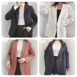 [ IB trước khi mua ] BLAZER, VEST vintage, áo khoác nữ thường ngày đa năng phong cách Hàn Quốc