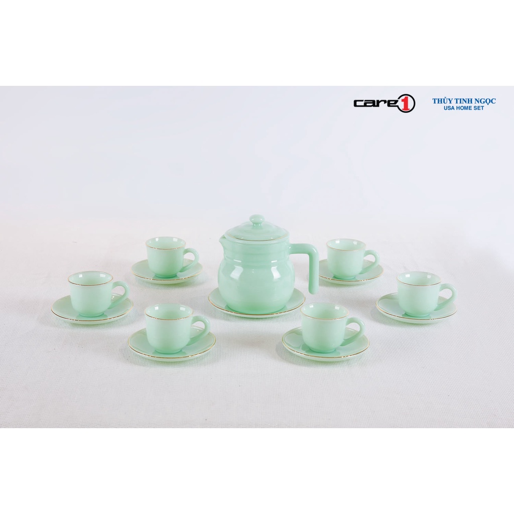 Bộ bình trà thủy tinh Ngọc USA Home Set, món quà ý nghĩa