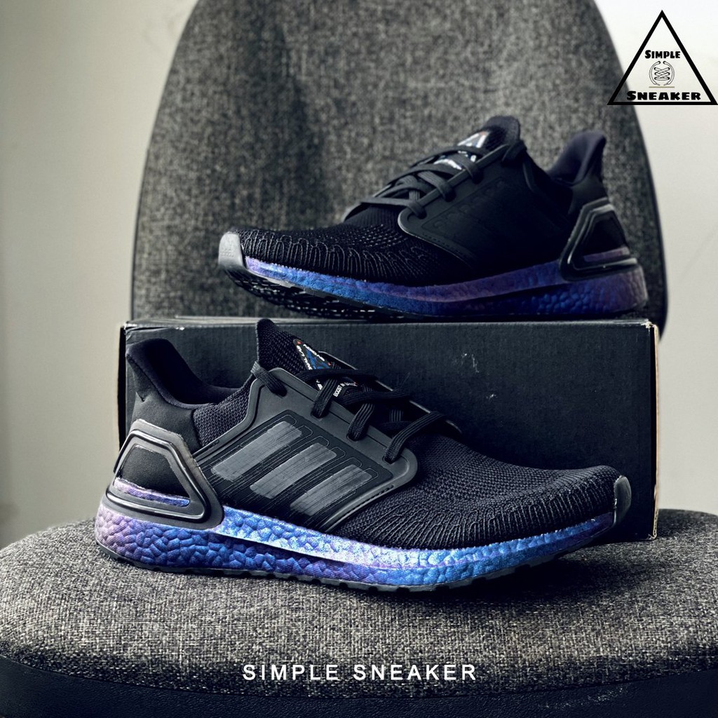 Giày Adidas Ultraboost 20 Chính HãngFREESHIPAdidas Ultra Boost 20 Black Galaxy ISS- Giày Chạy Bộ Nam Nữ-Simple Sneaker