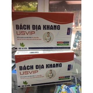 bách địa khang USVIP xuyên tâm liên (3 vỉ x10 viên)