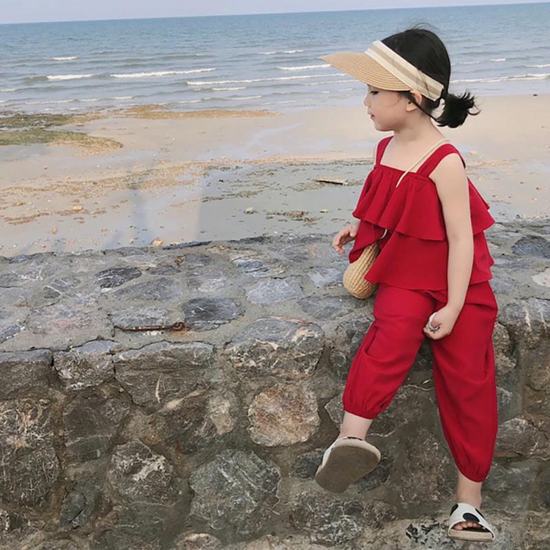 Bộ quần áo mùa hè phong cách Hàn Quốc cho bé gái