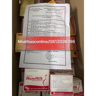CỐM LỢI SỮA MUMMILK CHO PHỤ NỮ SAU SINH (20 GÓI)