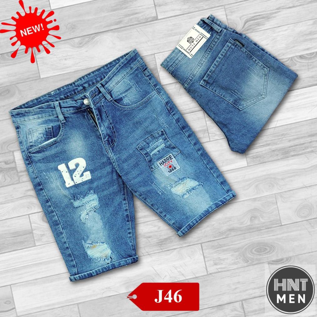 Sỉ Quần Short Nam VNXK, co dãn, Short Jean Nam Phong Cách Hàn Quốc, Ống Côn, Trẻ Trung, Năng Động Mã J46