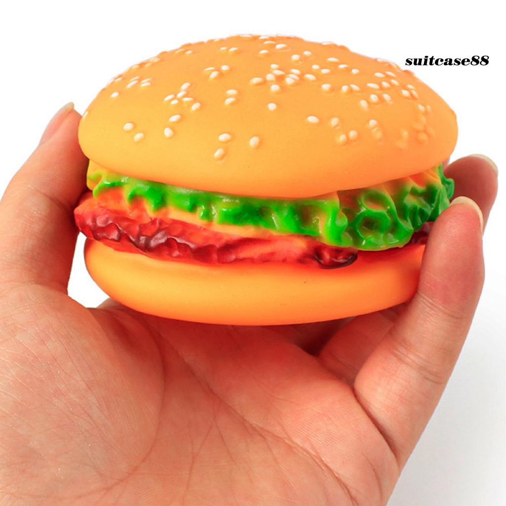 Bánh Hamburger Đồ Chơi Tập Nhai Cho Thú Cưng