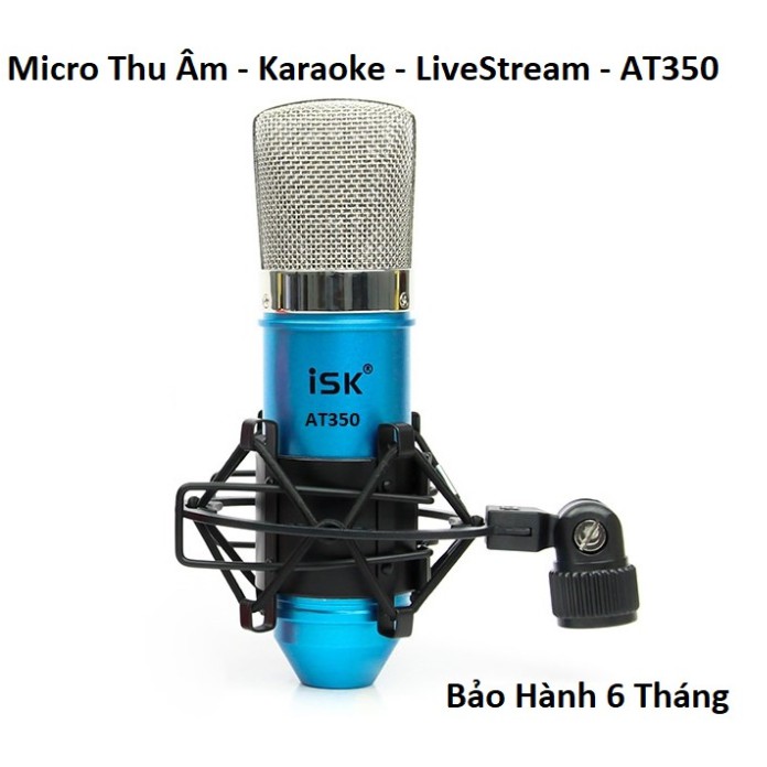 Micro LiveStream AT 350 - Micro Thu Âm, Livestream, Bán Hàng Online Bảo Hành 6 Tháng