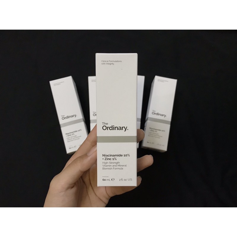 (Authentic) Ordinary Serum sáng da, se khít lỗ chân lông Niacinamide 10% + Zinc 1%