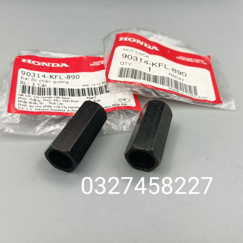 Ốc bắt nối chân gương chiếu hậu xe WAVE thái, FUTURE 1 zin honda