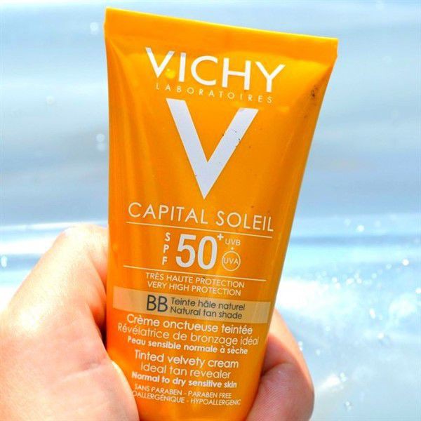 Kem chống nắng trang điểm da dầu nhạy cảm Vichy BB Teinte Ideal Soleil spf 50 - Nội địa Pháp 50ml