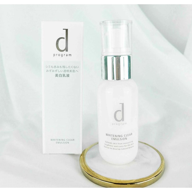 Bộ Dùng Thử Dưỡng Trắng Da D Program Whitening Clear Set