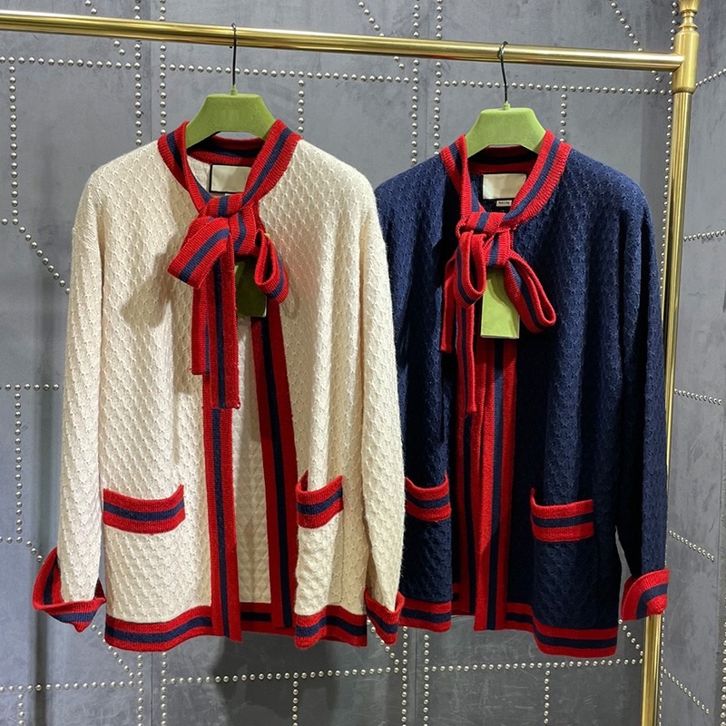 áo khoác cardigan len cột nơ qccc