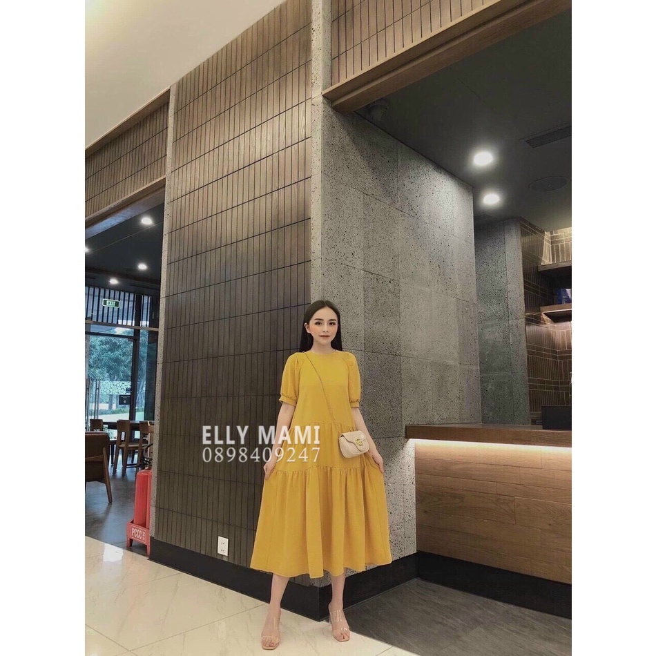 Đầm Thun Bầu , Đầm Thun Suông BabyDoll From Dài Thiết Kế Cao Cấp