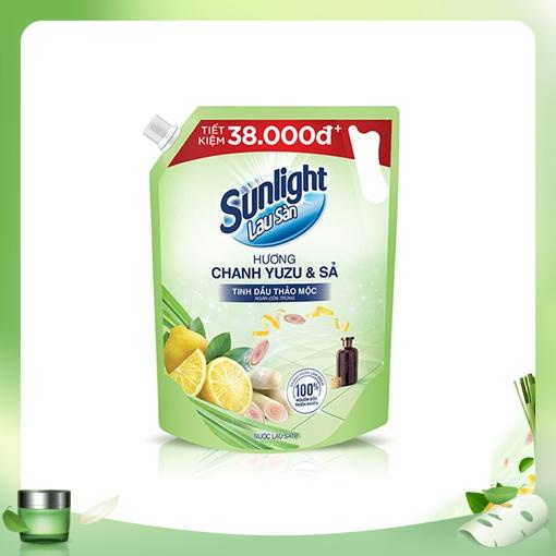 Nước Lau Sàn Sunlight Tinh Dầu Thảo Mộc Túi 3.6 Kg