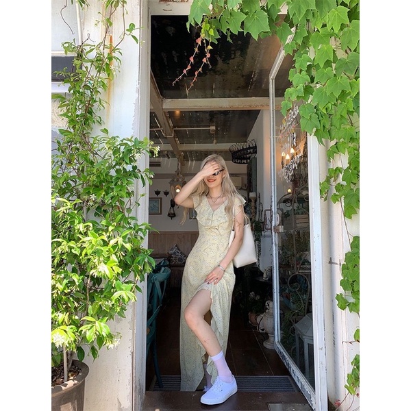 VÁY DÁNG DÀI XẺ TÀ