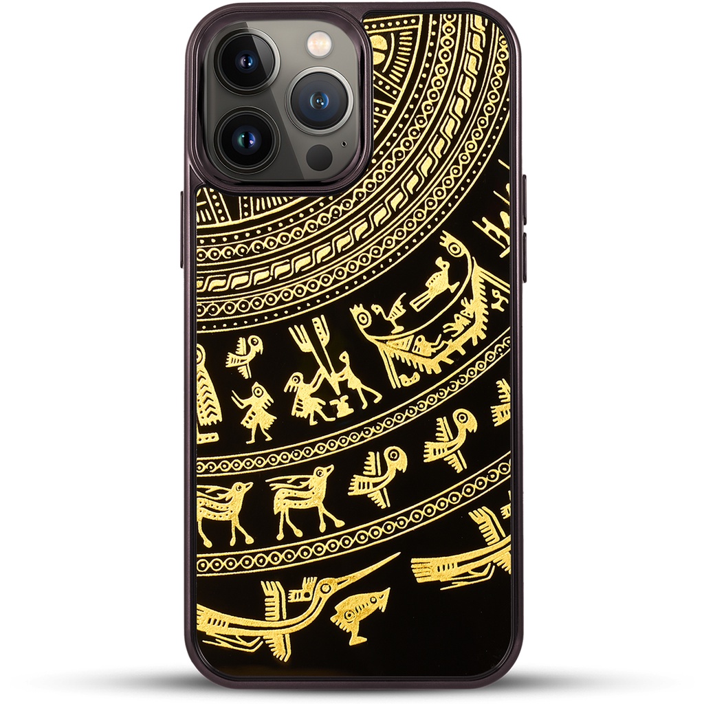 Ốp điện thoại cho iPhone 13 Pro / 13 Pro Max mẫu Trống Đồng Đông Sơn thương hiệu La Sonmai