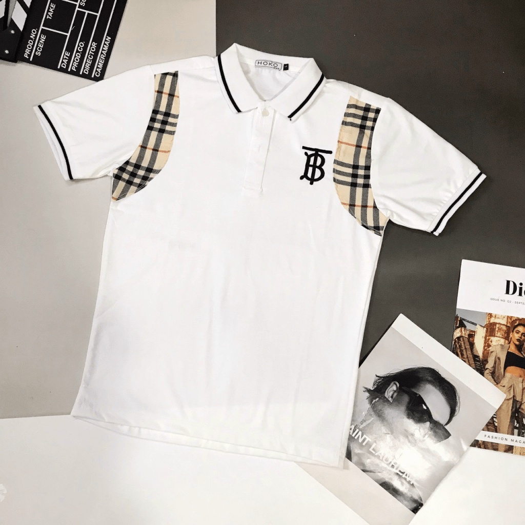 ÁO THUN NAM POLO  PHỐI VIỀN NÁCH ĐẲNG CẤP THỜI TRANG SOÁI CA