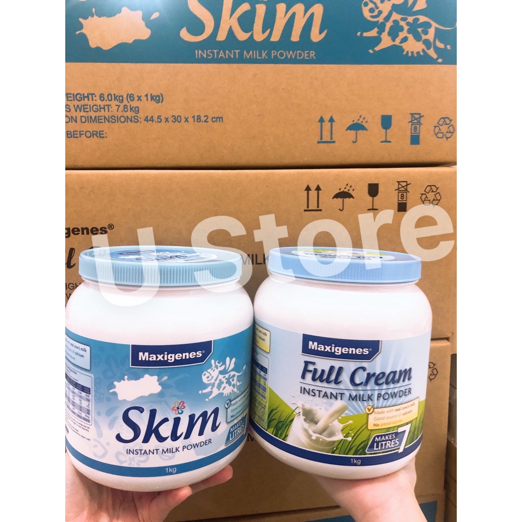 Sữa Bột Tách Béo Maxigenes Skim