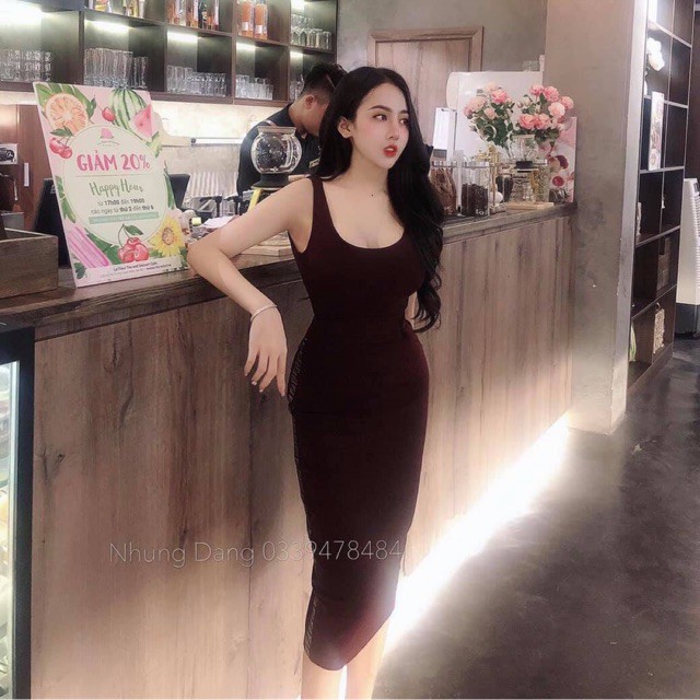 Set body siêu đẹp combo ồm áo 3 lỗ + chân váy bút chì