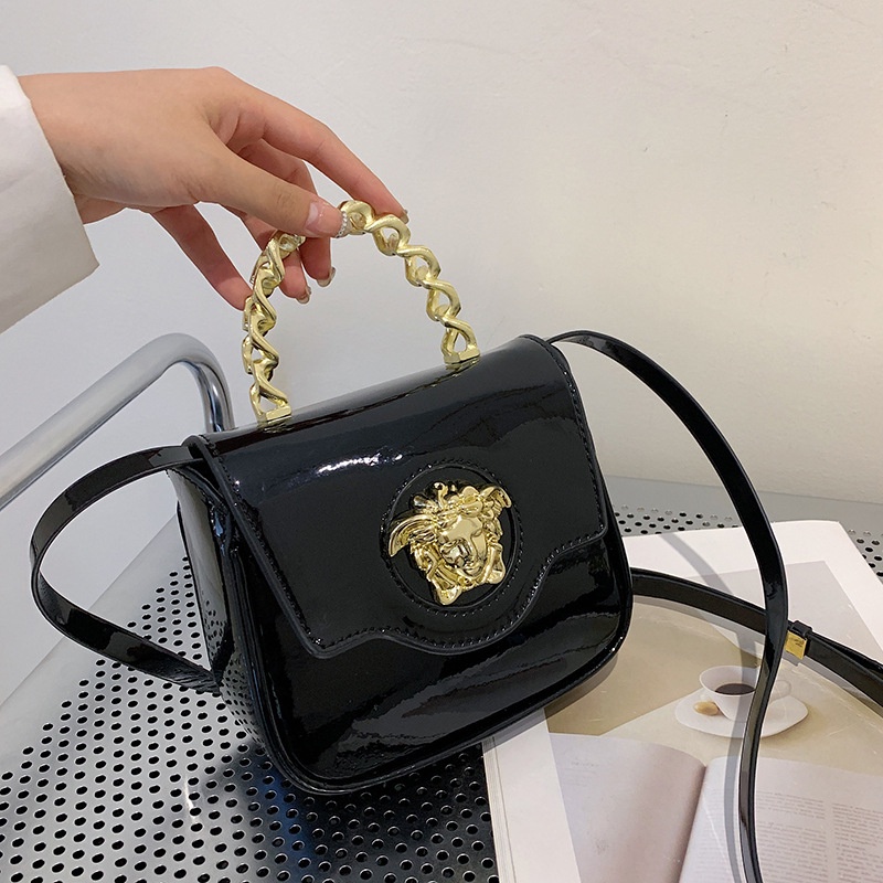 Túi Đeo Chéo Da Bóng Phong Cách Âu Mỹ Thời Trang 2024 Mới Cho Nữ