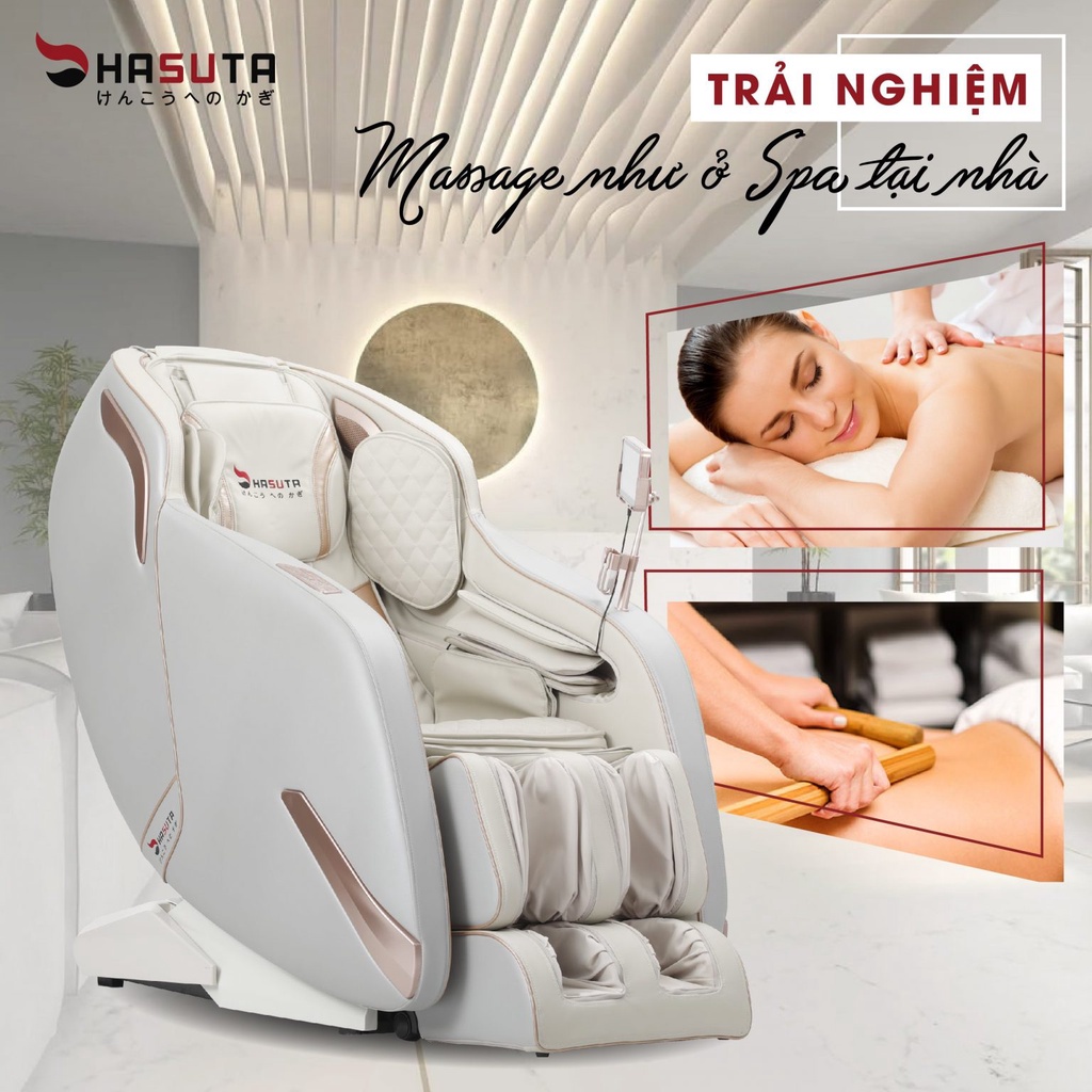 Ghế Massage Hasuta HMC 831 - Bảo hành Chính hãng