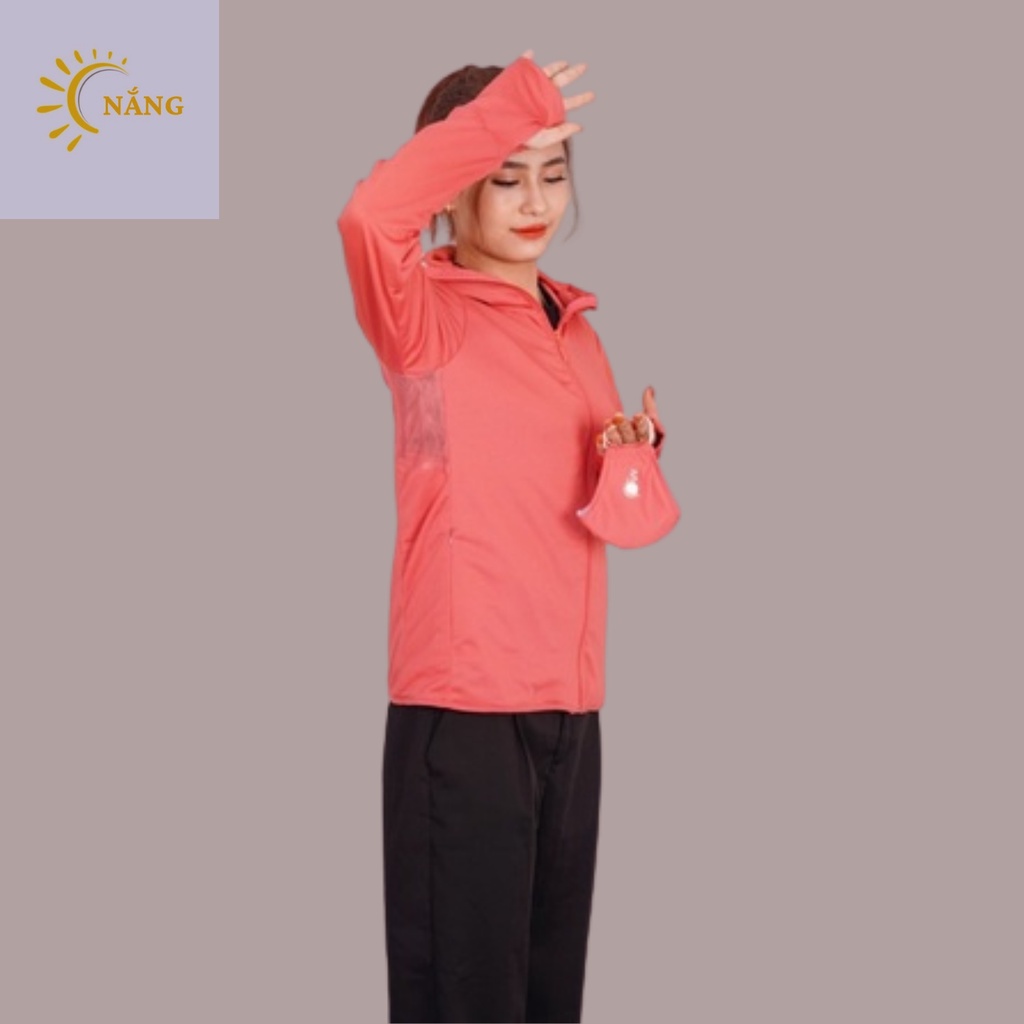 Áo Chống Nắng Nữ 2 Lớp  Hàng Xuất Nhật Chất Vải Kim Cương Mát Lạnh Đủ Size 5 Màu ❤️ FREESHIP❤️