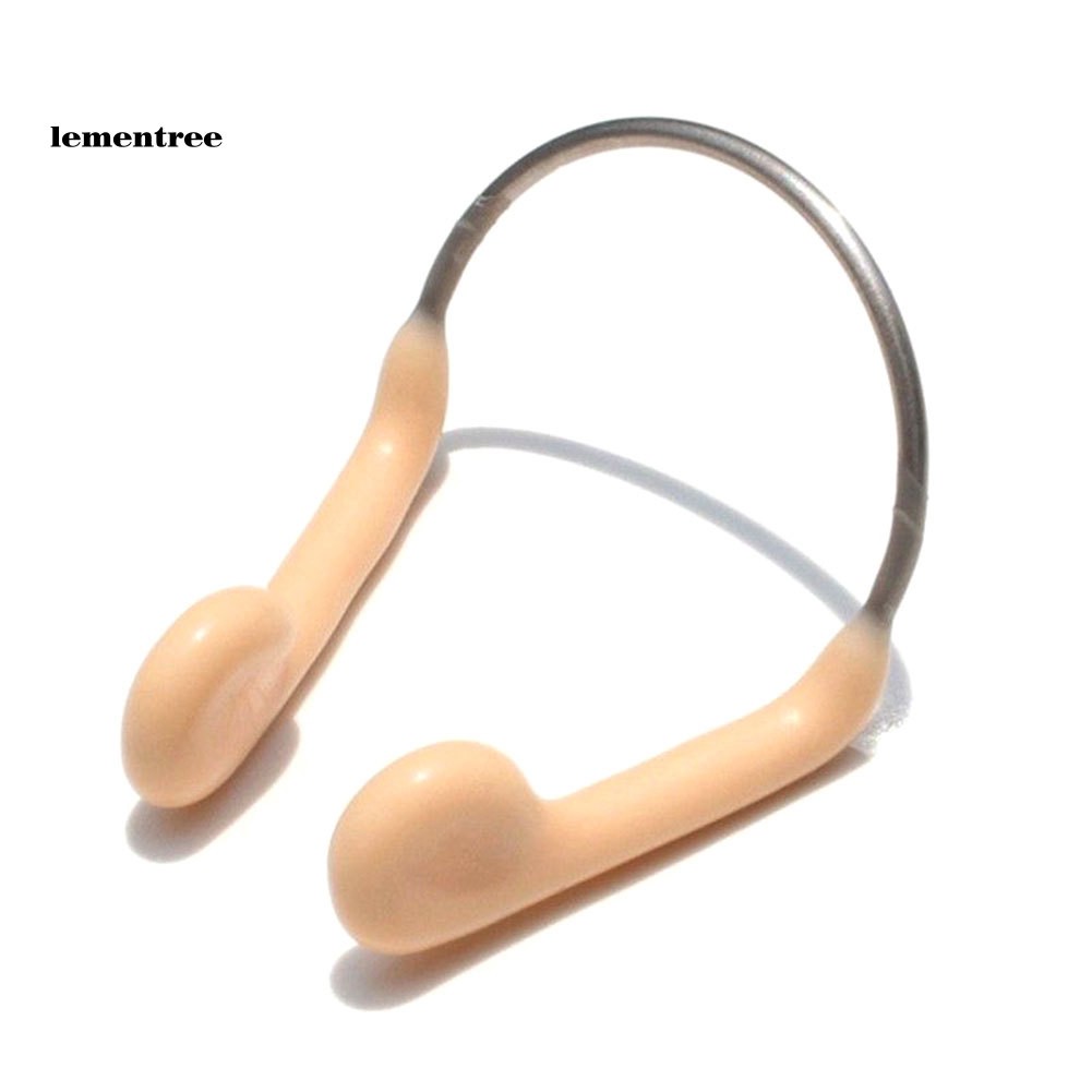 Kẹp Mũi Bằng Silicon Mềm Khung Kim Loại Dùng Đi Bơi / Lặn Tiện Dụng