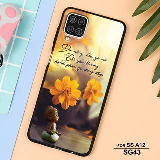 ỐP lưng kính 3D SAMSUNG A12 ỐP điện thoại thế hệ mới siêu sang .