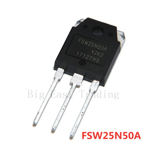 2 chiếc FSW25N50A TO-3P FSW25N50 TO3P 25N50 500V 25A, đảm bảo chất lượng