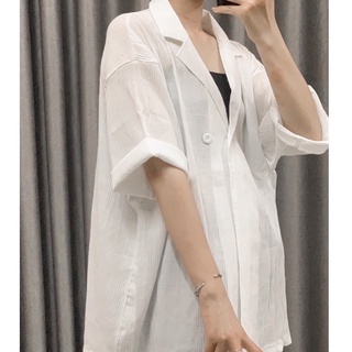 [Bigsize 55-100kg] Áo sơ mi cổ vest