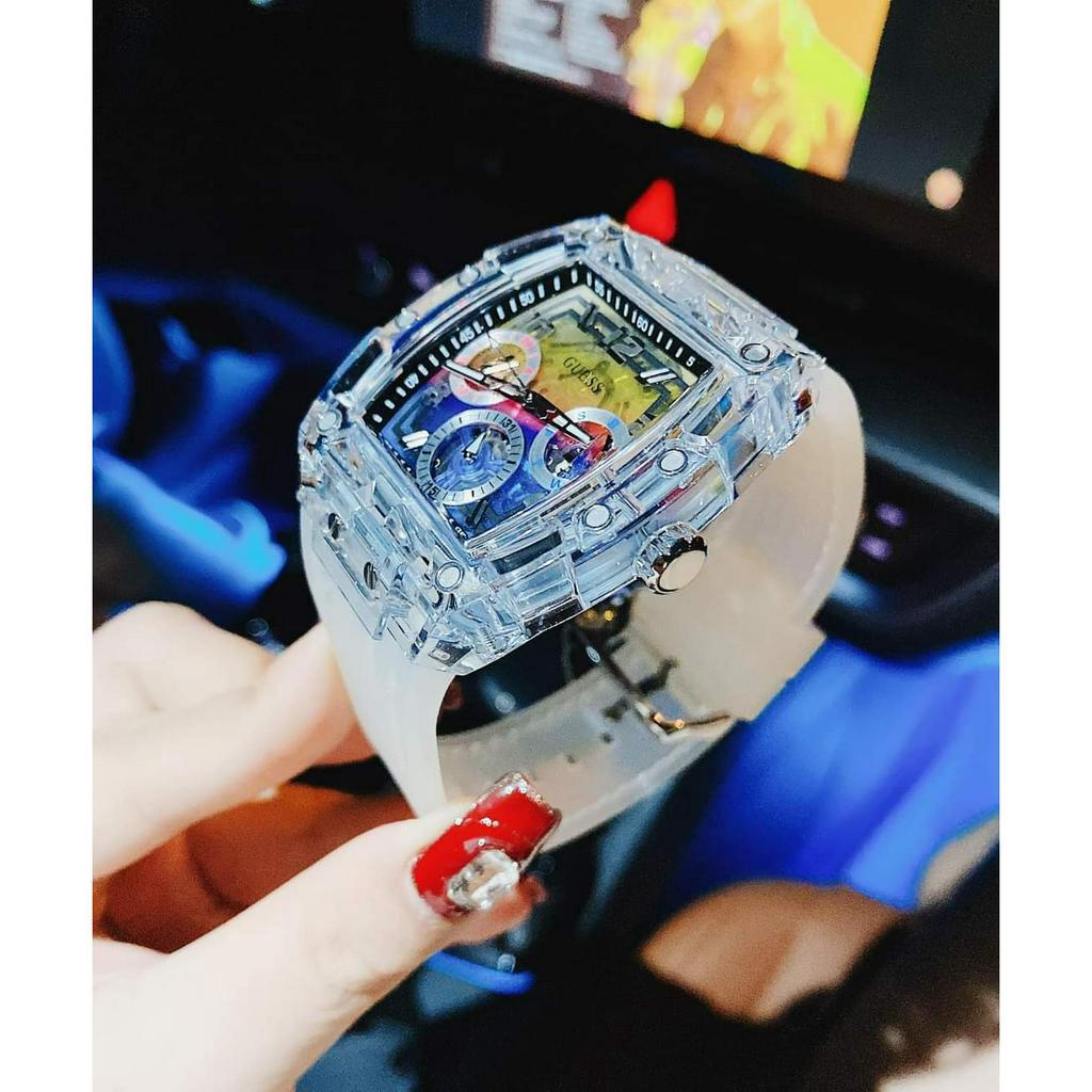 Guess Đồng Hồ Nam,Nữ.Size: 43mm.Full Box Hãng.Trẻ Trung,Cá Tính Bản Mới Toanh