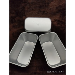 BỘ 5  KHUÔN BÁNH NHÔM HÌNH CHỮ NHẬT A04 15 x 9 CM x 7 CM